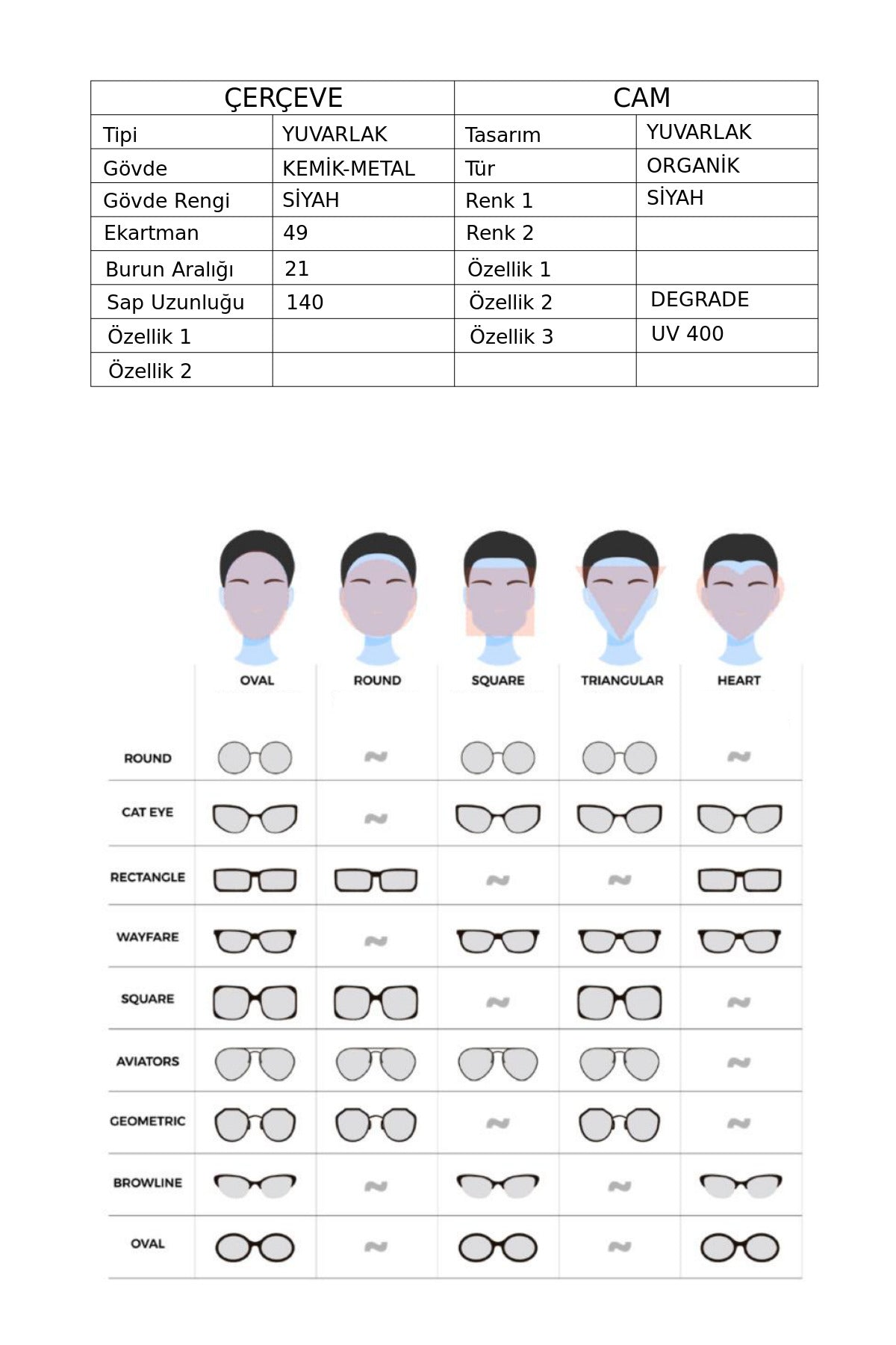 WEB Eyewear W 0229 78Z KADIN GÜNEŞ GÖZLÜĞÜ